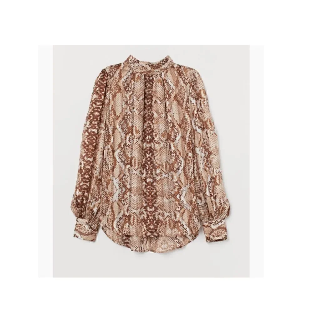 Beige/snakeskin-patterned H&M